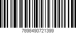 Código de barras (EAN, GTIN, SKU, ISBN): '7898490721399'