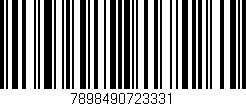 Código de barras (EAN, GTIN, SKU, ISBN): '7898490723331'
