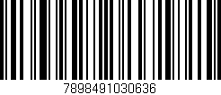 Código de barras (EAN, GTIN, SKU, ISBN): '7898491030636'