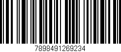 Código de barras (EAN, GTIN, SKU, ISBN): '7898491269234'