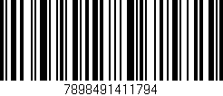 Código de barras (EAN, GTIN, SKU, ISBN): '7898491411794'