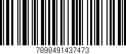 Código de barras (EAN, GTIN, SKU, ISBN): '7898491437473'