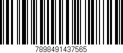 Código de barras (EAN, GTIN, SKU, ISBN): '7898491437565'