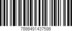 Código de barras (EAN, GTIN, SKU, ISBN): '7898491437596'
