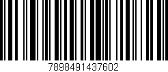 Código de barras (EAN, GTIN, SKU, ISBN): '7898491437602'