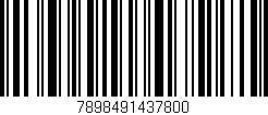 Código de barras (EAN, GTIN, SKU, ISBN): '7898491437800'