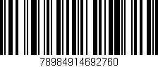 Código de barras (EAN, GTIN, SKU, ISBN): '78984914692760'