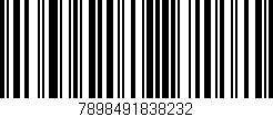 Código de barras (EAN, GTIN, SKU, ISBN): '7898491838232'