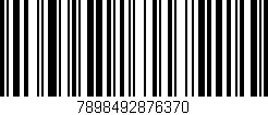 Código de barras (EAN, GTIN, SKU, ISBN): '7898492876370'