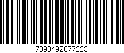 Código de barras (EAN, GTIN, SKU, ISBN): '7898492877223'