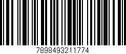 Código de barras (EAN, GTIN, SKU, ISBN): '7898493211774'