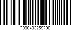 Código de barras (EAN, GTIN, SKU, ISBN): '7898493259790'