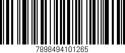 Código de barras (EAN, GTIN, SKU, ISBN): '7898494101265'