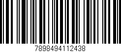 Código de barras (EAN, GTIN, SKU, ISBN): '7898494112438'
