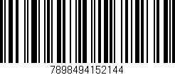 Código de barras (EAN, GTIN, SKU, ISBN): '7898494152144'