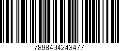 Código de barras (EAN, GTIN, SKU, ISBN): '7898494243477'
