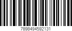 Código de barras (EAN, GTIN, SKU, ISBN): '7898494592131'