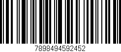 Código de barras (EAN, GTIN, SKU, ISBN): '7898494592452'