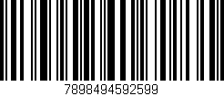 Código de barras (EAN, GTIN, SKU, ISBN): '7898494592599'