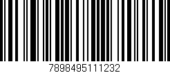 Código de barras (EAN, GTIN, SKU, ISBN): '7898495111232'