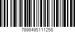 Código de barras (EAN, GTIN, SKU, ISBN): '7898495111256'