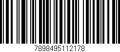Código de barras (EAN, GTIN, SKU, ISBN): '7898495112178'
