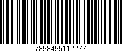 Código de barras (EAN, GTIN, SKU, ISBN): '7898495112277'