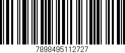 Código de barras (EAN, GTIN, SKU, ISBN): '7898495112727'