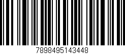 Código de barras (EAN, GTIN, SKU, ISBN): '7898495143448'