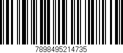 Código de barras (EAN, GTIN, SKU, ISBN): '7898495214735'