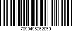 Código de barras (EAN, GTIN, SKU, ISBN): '7898495262859'