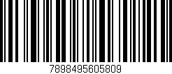 Código de barras (EAN, GTIN, SKU, ISBN): '7898495605809'
