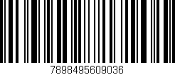 Código de barras (EAN, GTIN, SKU, ISBN): '7898495609036'