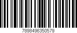 Código de barras (EAN, GTIN, SKU, ISBN): '7898496350579'