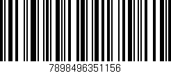 Código de barras (EAN, GTIN, SKU, ISBN): '7898496351156'