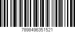 Código de barras (EAN, GTIN, SKU, ISBN): '7898496351521'