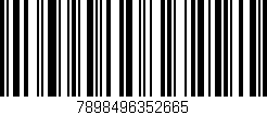 Código de barras (EAN, GTIN, SKU, ISBN): '7898496352665'
