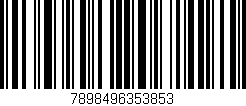 Código de barras (EAN, GTIN, SKU, ISBN): '7898496353853'