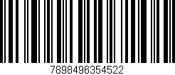 Código de barras (EAN, GTIN, SKU, ISBN): '7898496354522'