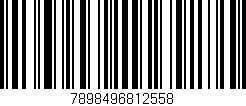 Código de barras (EAN, GTIN, SKU, ISBN): '7898496812558'