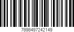 Código de barras (EAN, GTIN, SKU, ISBN): '7898497242149'