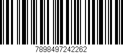 Código de barras (EAN, GTIN, SKU, ISBN): '7898497242262'