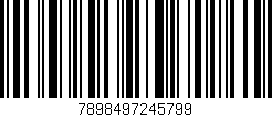 Código de barras (EAN, GTIN, SKU, ISBN): '7898497245799'