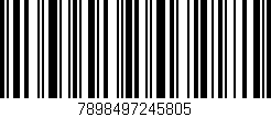 Código de barras (EAN, GTIN, SKU, ISBN): '7898497245805'