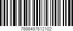 Código de barras (EAN, GTIN, SKU, ISBN): '7898497612102'