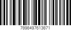 Código de barras (EAN, GTIN, SKU, ISBN): '7898497613871'