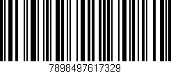 Código de barras (EAN, GTIN, SKU, ISBN): '7898497617329'