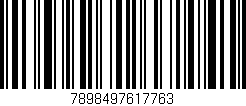 Código de barras (EAN, GTIN, SKU, ISBN): '7898497617763'