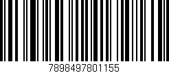 Código de barras (EAN, GTIN, SKU, ISBN): '7898497801155'