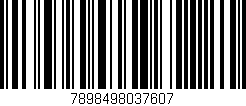 Código de barras (EAN, GTIN, SKU, ISBN): '7898498037607'